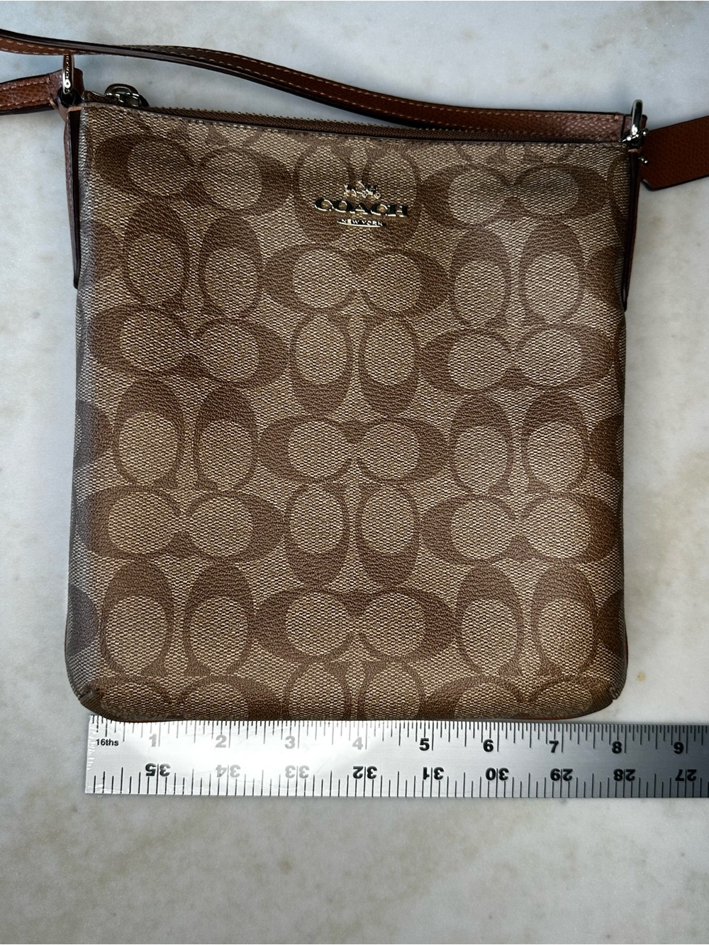 Coach Signature North-South Crossbody Bag - Picture 4 of 12